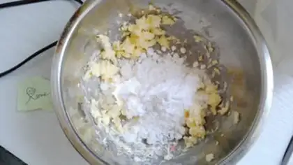 Make Bean cherry cookies step 2