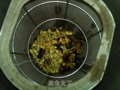 Make Oatmeal walnuts, soybeans step 5