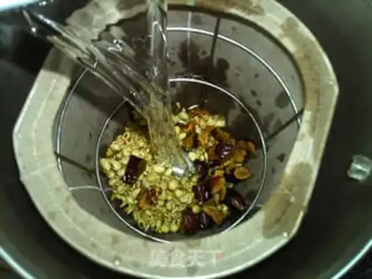 Make Oatmeal walnuts, soybeans step 6