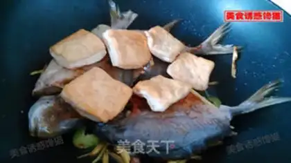 Make Tofu of the gold fish step 7