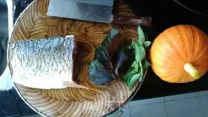 Make A wide-boiled fish step 0