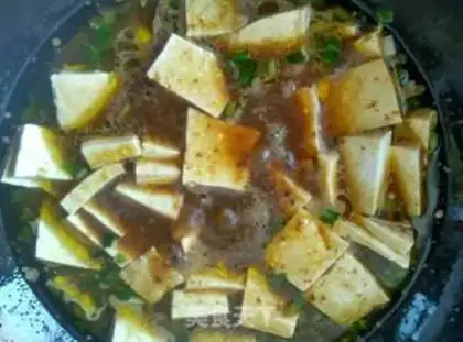Make Onion sauce, tofu step 6