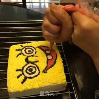 Make SpongeBobcake step 4