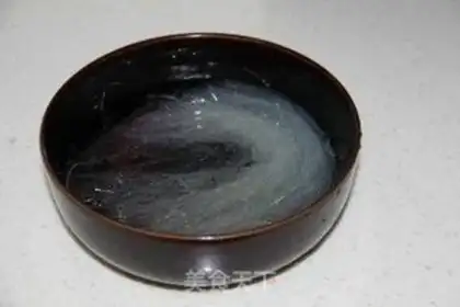 Make Duck blood fan soup step 1
