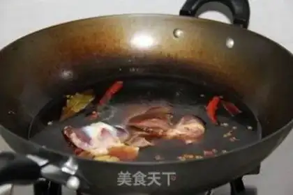 Make Duck blood fan soup step 3