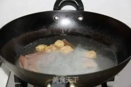 Make Duck blood fan soup step 5