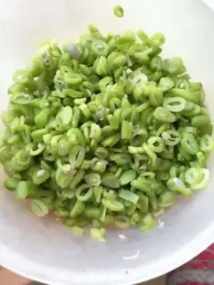 Make Bean meat buns step 4