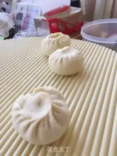 Make Bean meat buns step 9