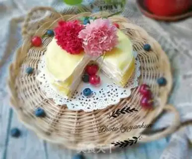 Make Mango lasagna cake step 15