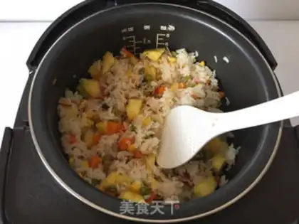 Make pineapple rice step 9