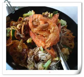 Make Hot chicken fin shrimp step 16