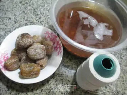 Make Honey dates, red bean rice step 1