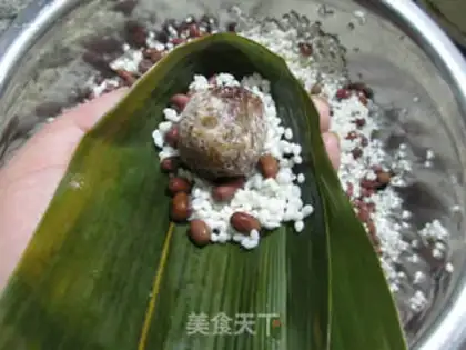 Make Honey dates, red bean rice step 5