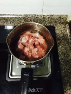 Make Corn radish steak soup step 1