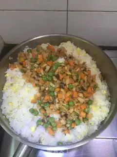 Make Scrambled rice step 10