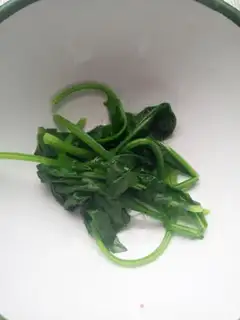Make Shrimp spinach eggs step 11
