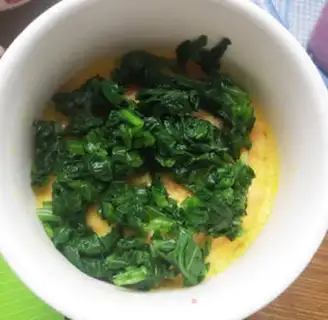 Make Shrimp spinach eggs step 13