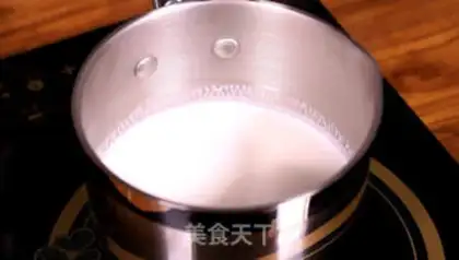 Make Fruits and milk step 2