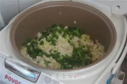 Make Potato shrimp rice step 6