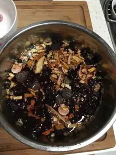 Make Plum soup step 1