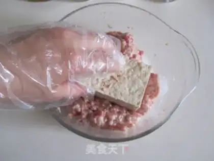 Make Red rice tofuballs step 3