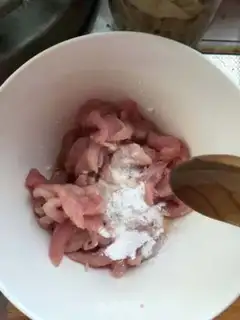 Make Five-coloured fried meat step 0