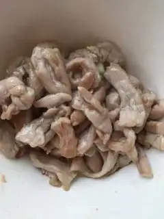 Make Five-coloured fried meat step 4