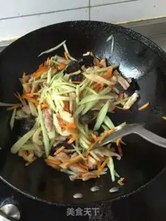 Make Five-coloured fried meat step 8