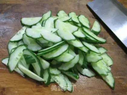 Make Shrimp and cucumber step 2