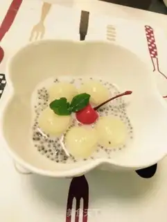 Make Qia seed rice round pudding step 5