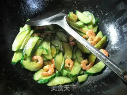 Make Shrimp and cucumber step 7
