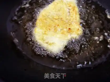 Make Old Beijing chicken roll step 8