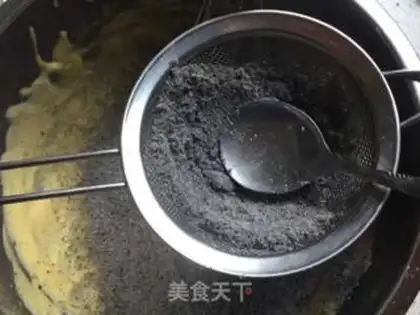Make Black Sesame Cookie step 3