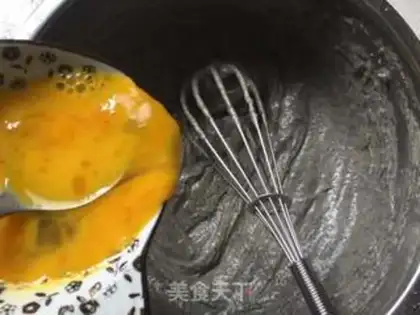 Make Black Sesame Cookie step 4