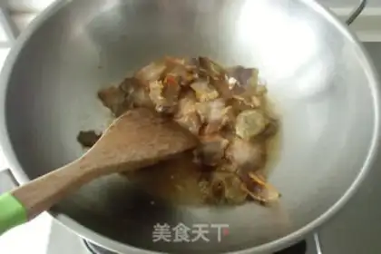 Make Salted meat dried up step 2