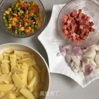 Make Cheese mashed potatoes step 1