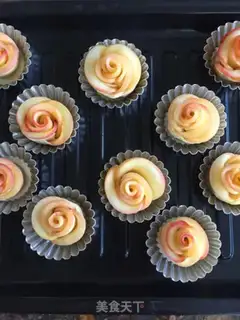 Make Rose apple rolls step 12