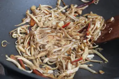 Make The dryer tore the mushrooms step 14