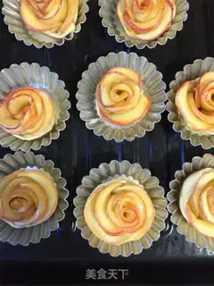 Make Rose apple rolls step 14