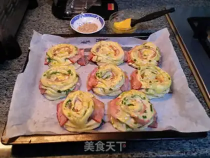 Make Onion bacon rolls step 11