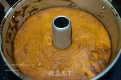 Make Thai durian mousse cake step 4