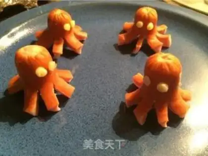 Make Creative deep sea octopus pasta step 3