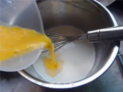 Make Buttered egg pudding step 3