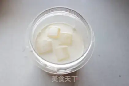 Make Mango, snow and sweet rice step 3