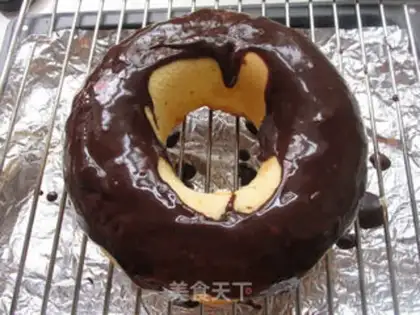 Make Chocolate noodle cake step 8