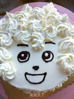 Make Quickie lamb birthday cake step 5