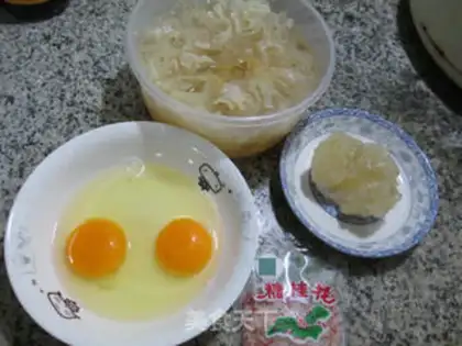 Make Cinnamon eggs, silver ears step 0