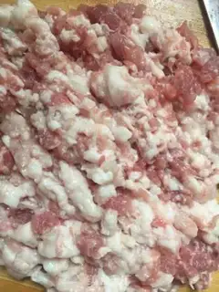 Make Green tea meatballs step 2