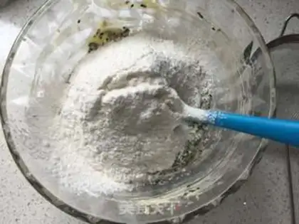 Make Black Sesame Peach Handmade Cookie step 7