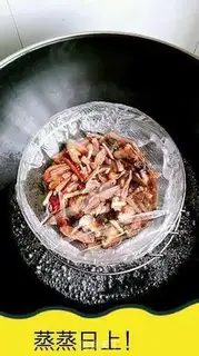 Make Let go of the meat and tear bread step 8